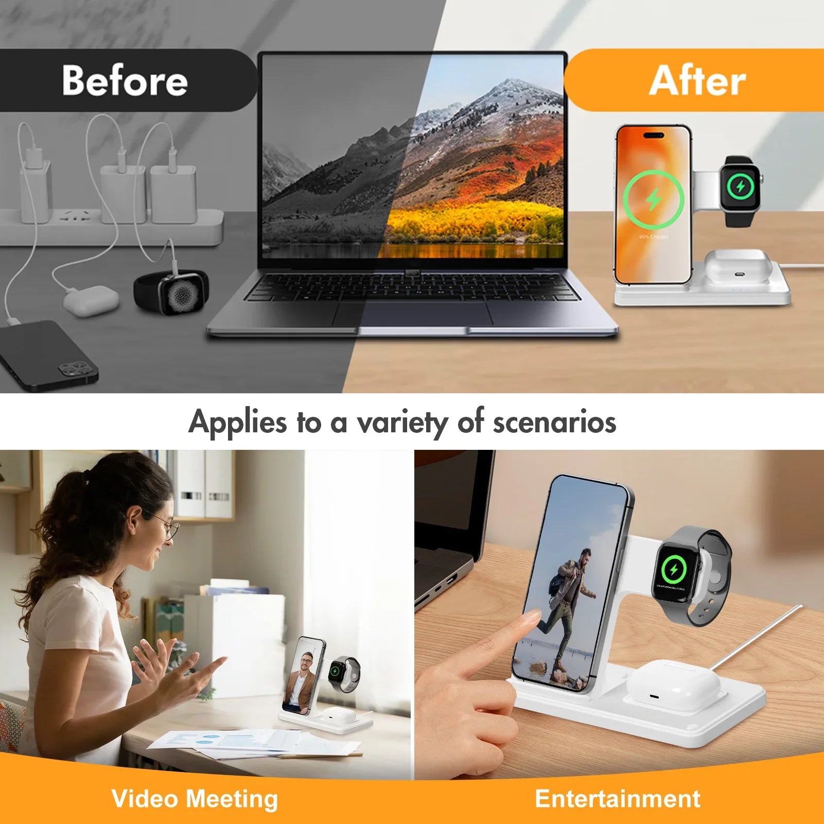MagSafe Foldable Charging Station