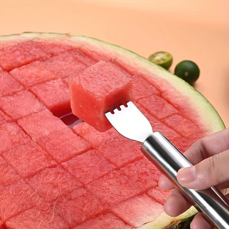 Easy Watermelon Slicer & Fork Combo
