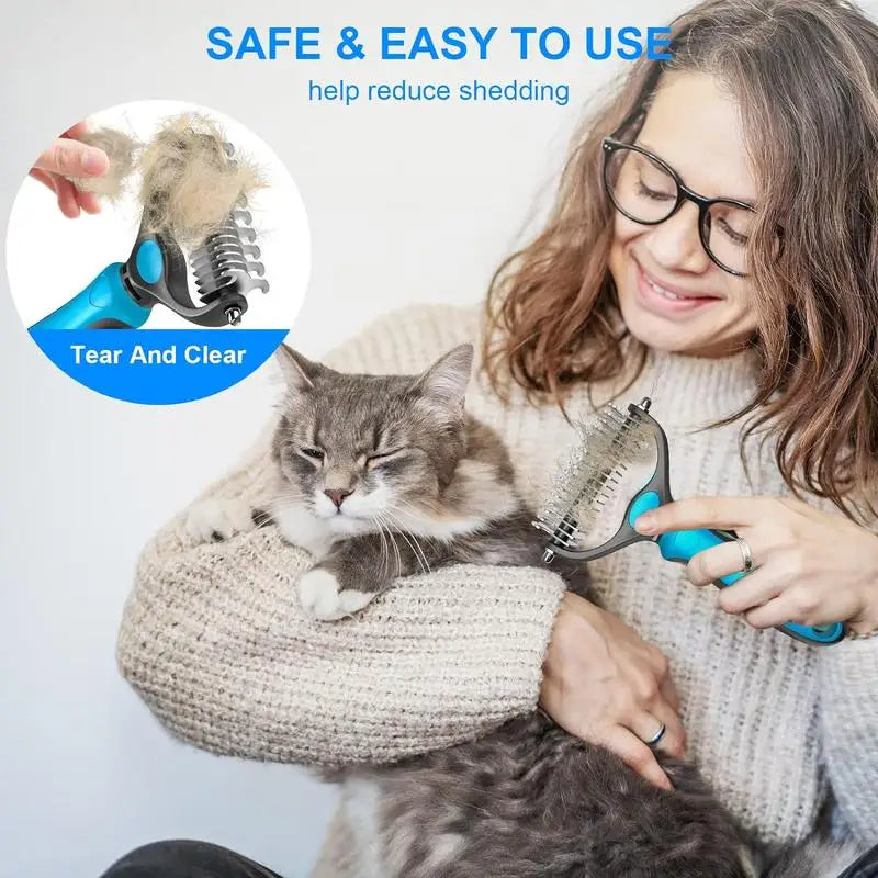 Pet Hair Knot Remover and Comb