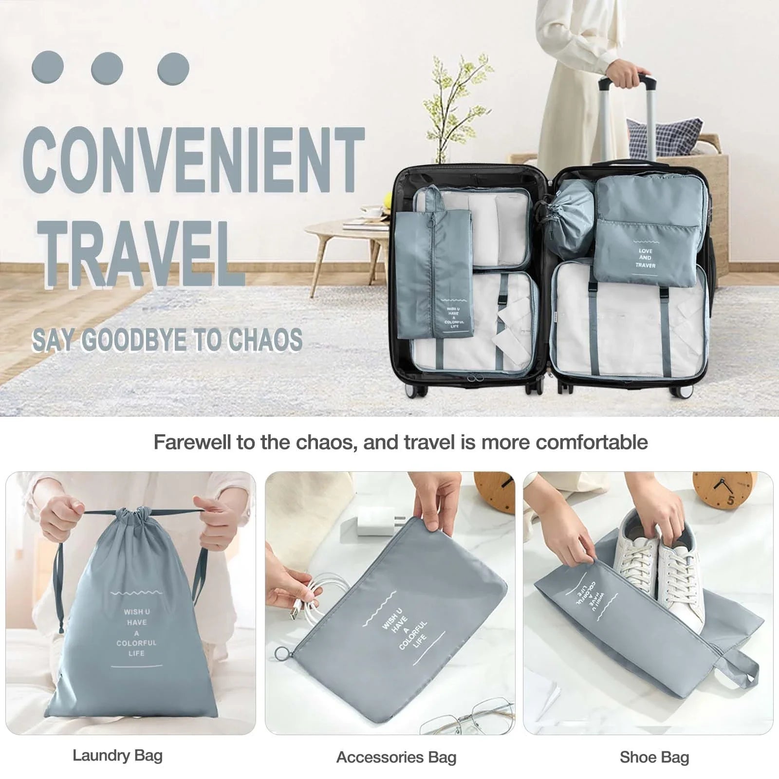 Travel Smart Packing Cube Set