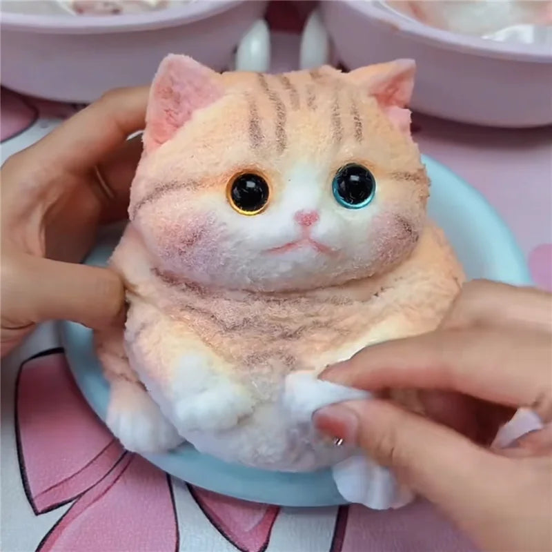 Adorable Kawaii Cat Squeeze Plush