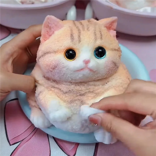 Adorable Kawaii Cat Squeeze Plush