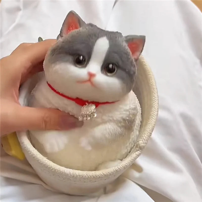 Adorable Kawaii Cat Squeeze Plush