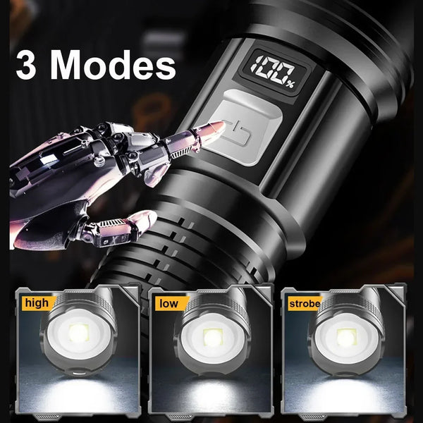 Super Bright Rechargeable Flashlight