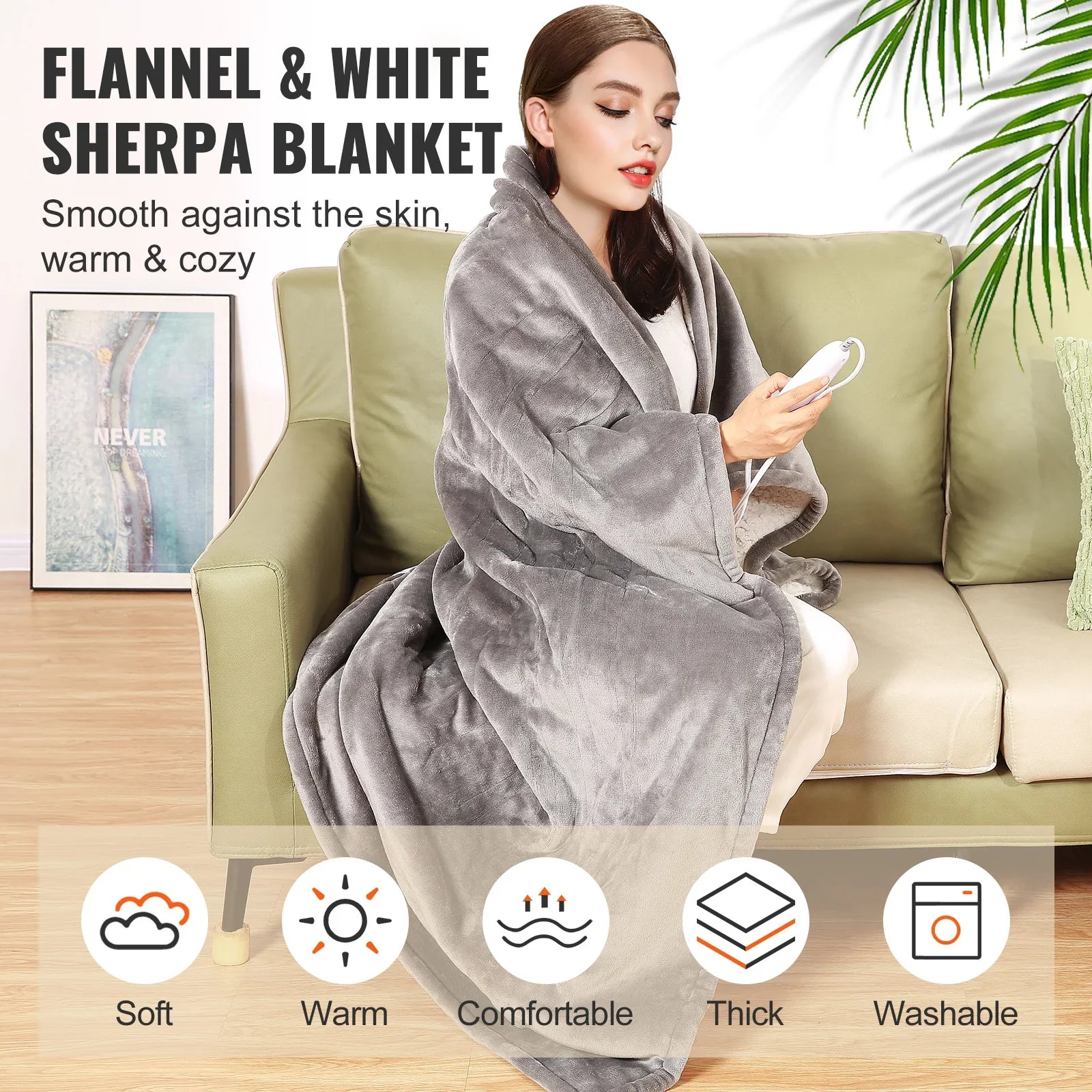 Cozy Comfort Heated Blanket